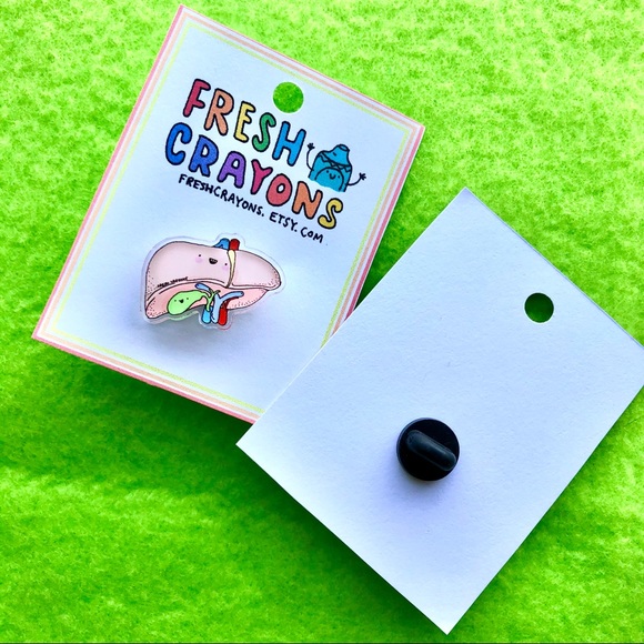 Liver Anatomy organ pin - Picture 4 of 4